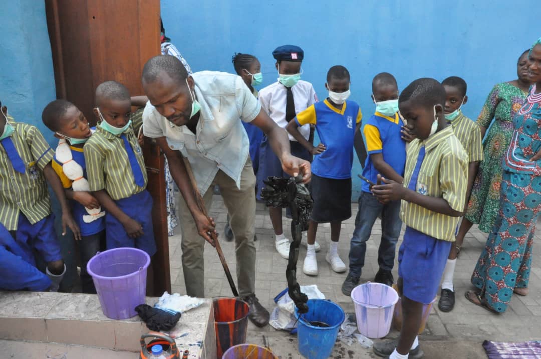 FCET Staff School Akoka - Art training2