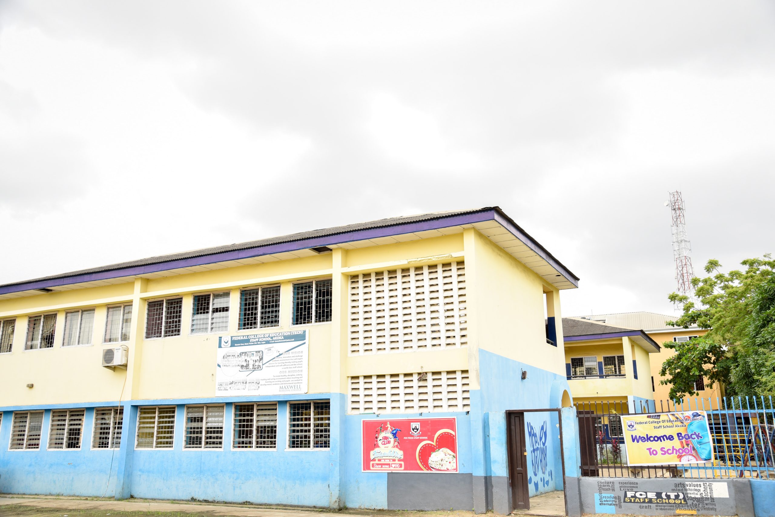 FCET Staff School, Akoka - Building, side view