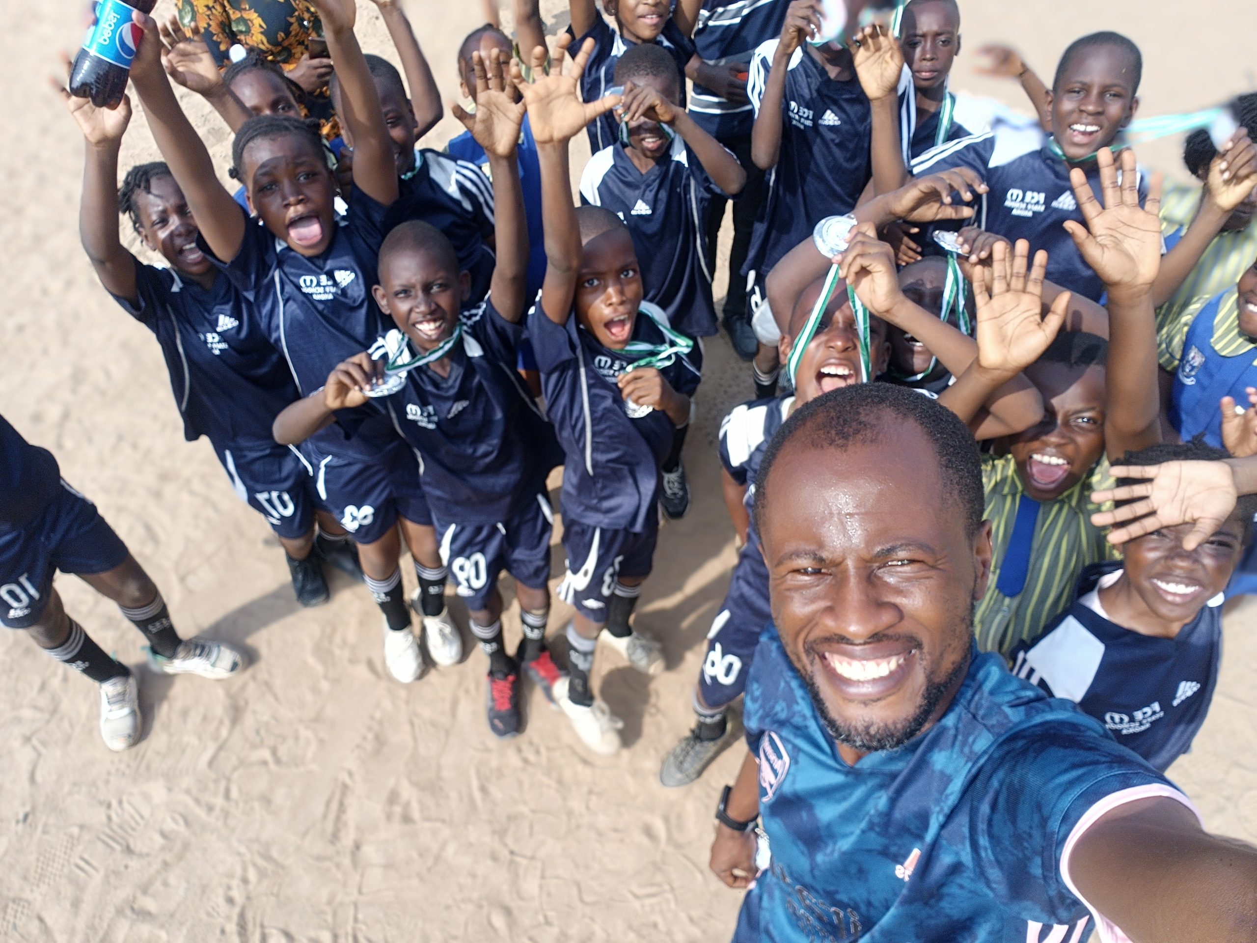 FCE(T) Staff School on Benjamin Olowojebutu Foundation Football Competition - Victory pix